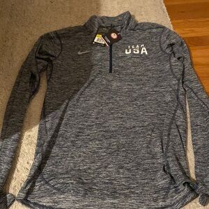 Team USA quarter zip jacket